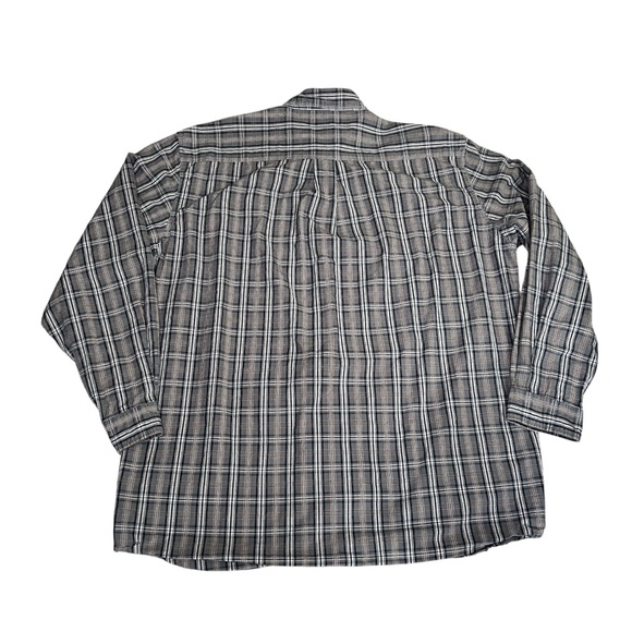 Carhartt men’s plaid 100% cotton flannel button down work shirt 2XL Tall XXL - Picture 2 of 9